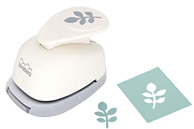 Bira Craft 1 inch Leaf Shape Lever Action Craft Punch for Paper Crafting Scrapbooking