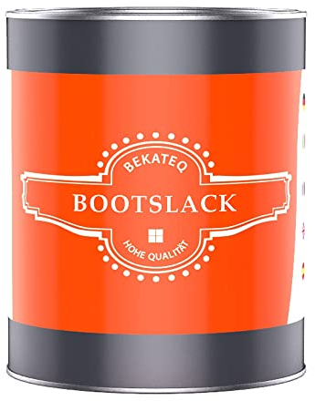 BEKATEQ Bootslack Rotbraun 1L I Klarlack für Holz innen & außen I Parkettlack, Treppenlack, Schiffslack, Yachtlack I Hochbelastbar, wetterbeständig, süß- und seewasserfest LS-100