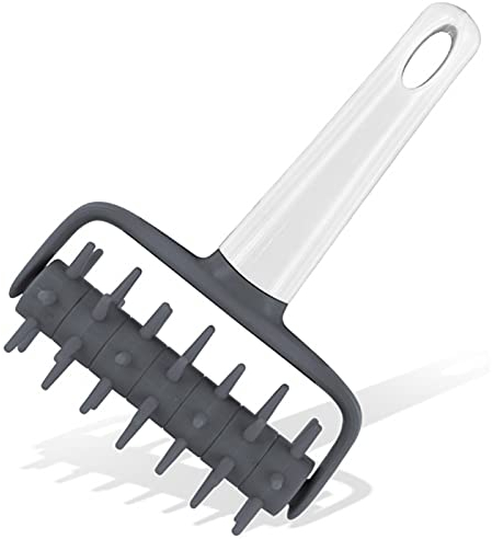 Pizza Hole Puncher, Pizza Needle Roller, Pizza Hole Puncher Pizza Pin Roller for Cake Pie Bread Pastry Baking Tool(black)