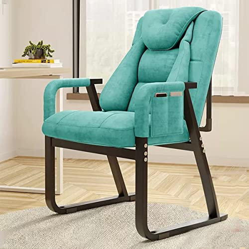 YCKEGEW Akzent Stuhl Mid Century Modern Relaxsessel Mit Liegefunktion, Liegesofa Stuhl Für Schlafzimmer Kleine Zimmer Indoor, Lounge Sessel Schreibtischstuhl (Color : Mint Green)