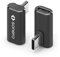 Sonero USB-C a Conector USB-C girado/en ángulo de 90°, Adaptador, Adaptador USB-C, 240W, 8K60Hz, Carcasa de Aluminio, Negro