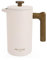 POLIVIAR Cafetiere 8 Cup, French Press Coffee Maker with Wood Handle, Double Walled Insulated Cafetiere &1 Extra Filter, Insulated 1L French Press for Coffee & Tea, Includes 1 Extra Filter