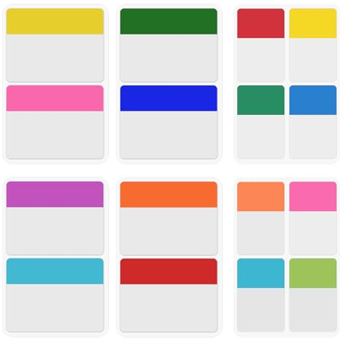 Jeffdad 320 Stück Haftstreifen Index Tabs, Farbig Seitenmarker Haftstreifen Index Transparent Haftstreifen Haftnotizen Haftmarker Tabs Klebezettel Pastell Page Marker Sticky Notes Für Seitenmarkierung