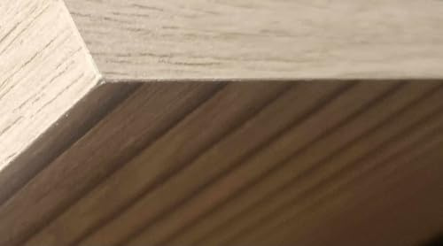 Oak Strip Wood Effect Wall Panelling Board. Perfect for TV Display Wall or Feature Wall and End Panels. 18mm Oak Effect chipboard (1000 x 1000mm)