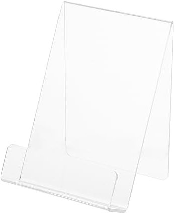 PRETYZOOM 3 Stücke Elegante Acryl Buch Rack Buch Display Stand Ende Für Magazin Desktop Buchstütze