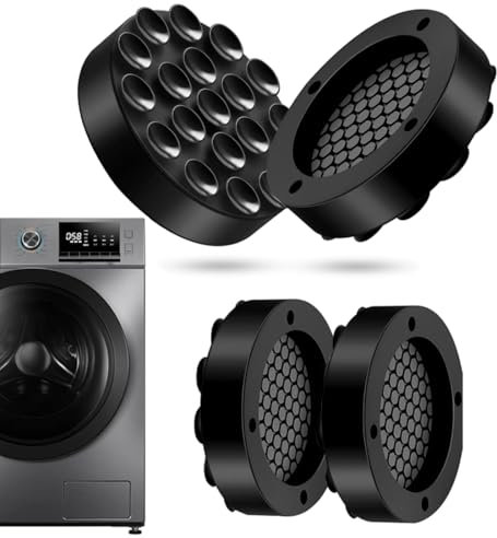 4 pièces machine à laver amortisseurs, machine à laver Bottom Pad, universel anti-vibration amortisseurs, silicone anti-vibration pad, machine à laver antidérapant pa