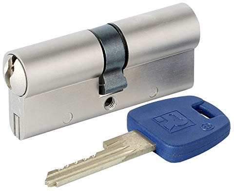 PZOFERLIN Drahtseilklemmen, Drahtseilkabelklemmen ABS Standard Allzweck 60MM -95MM Messing Schließzylinder Sicherheitstürschloss/Innenschloss Doppelkopf Schließzylinder(90(4050mm))
