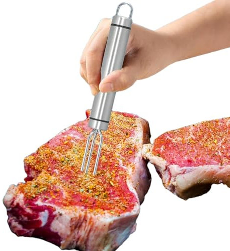 Maishalter für Mais auf dem Kugel, Mais auf den Cob -Halter,Edelstahlmaishalter, wiederverwendbare Kartoffelgabel | Multifunktional tragbares Küchengeräte mit ergonomischem Griff für BBQ -Süßcorngerös