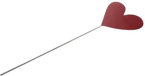HAMPPLIES Heart Shaped Garden Stake Decorations for Outdoor Valentines Heart Sign for Home Decorations Love Stake Ornament