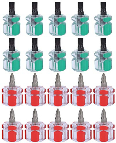 Fyearfly Lot de 20 mini tournevis pour réparation facile de machine à coudre
