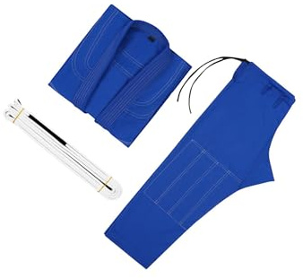 AMSLSIU Confection professionnelle, confortable et légère, kimono | brésilien avec ceinture, équipement de grappling pour enfants, kimono de compétition de Jiu-Jitsu brésilien