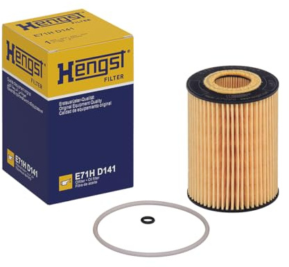 HENGST - Ölfilter E71H D141 - Öl-Filtereinsatz für KFZ | Hochwertiger Motorölfilter für KFZ mit Otto- oder Dieselmotor - Robuster Ölfilter mit hoher Schmutzaufnahmefähigkeit