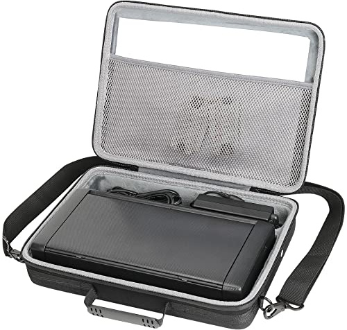 co2CREA Harte Tasche für EPSON Workforce WF-100W Tragbarer Mobiler Drucken | Stoßfeste Reiseschutzhülle mit Schultergurt für Outdoor-Ausflüge und Reisen