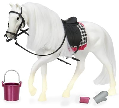 Lori - Camarillo Weißes Pferd - Spielzeugpferd - Weißes 15 cm Pferd für Mini-Puppe - Tier & Zubehör - Spielset für Kinder - 3 Jahre +