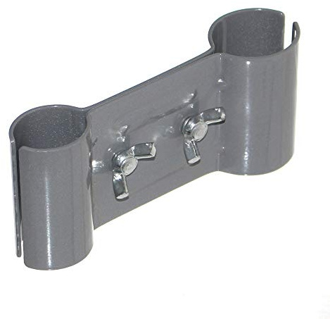 1 Doppel-Klemmschelle als Sonnenschirm Wächetrockner Halterung Klemmhalter für Stützrad Ø48mm Neu Old-Harvest