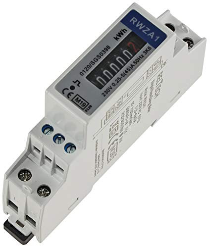 Compteur de courant alternatif 5A 161-300V analogique rail DIN