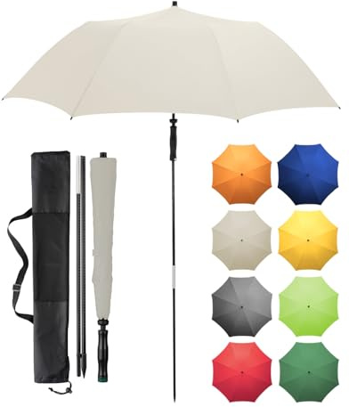 FARE Travel Parasol Travelmate Camper UV Protection 50+ for Suitcases Camping Travel Balcony Beach Garden, cream, One Size, travel