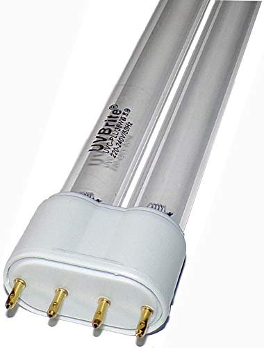 UVBrite® 55W PLL 2G11 UV-C Bulb Lamp for Pond Filter UVC High Performance Quartz Algae Blanket Weed Control