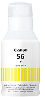 Canon GI-56 Y Bouteille d'encre, pour imprimante Jet d'encre MAXIFY, Jaune