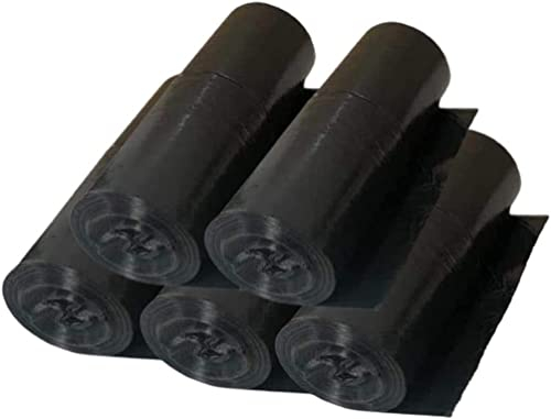 EPISENT Heavy Duty Bin Bags 75 L, 100 Pack Black Refuse Sacks 72 x 85 cm, Extra Strong Rubbish Bags for Home Garden and Commercial Waste Bins