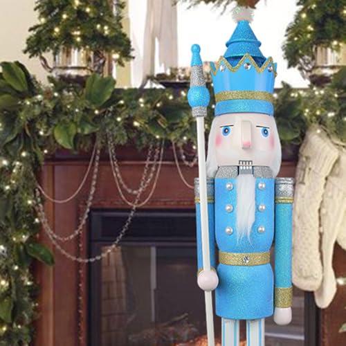 CDL 1,5 m Grandeur Nature, Grand Casse-Noisette, décoration de Noël géant en Bois Roi et Soldat, poupée, Figurines, événements, vitrine, fête de Mariage, décoration d'intérieur et