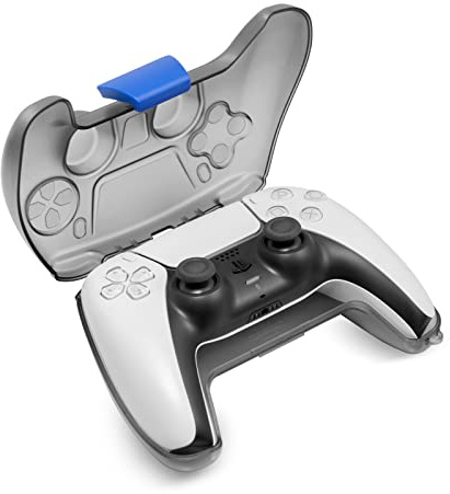 tomtoc Protective Case for PS5/PS5 Pro Controller, Hard Shell Joystick Protector for Playstation 5 DualSense Wireless Remote, Shock-Proof, Dust-Resistant, Anti-scratch, Protective Cover
