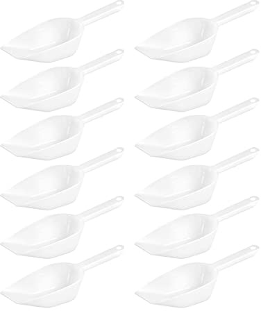 Westmark Back-/Abwiege-/Abfüllschaufeln, 12 Stück, Füllvolumen: je 55 ml, Kunststoff, Halvar, Weiß, 908922E2