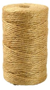 Liummrcy Garden Twine, 100 m natürliche Jute -Schnur 2mm 3 Ply Jute Twine Arts Handwerksgeschenk für Kunstwerke und Handwerks Geschenkverpackung