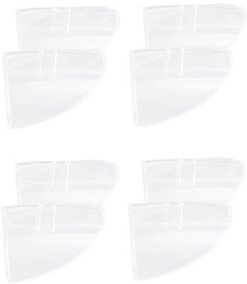 ORFOFE 4paare Brillen-seitenschutz Aus Tpu-material Flexibler Schutzflügel Für Brillenbügel Beidseitig Anbringbar Kompakt Und Leicht Einfach Zu Montieren Und Entfernen