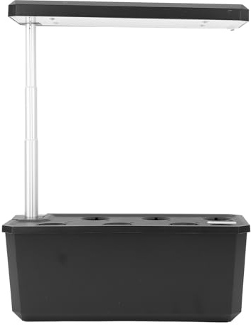 TOPINCN Intelligente Pflanzmaschine, LED -Hydroponikpflanzsystem Indoor Garden, Hydrokroponik -Anbaumaschine (Black)
