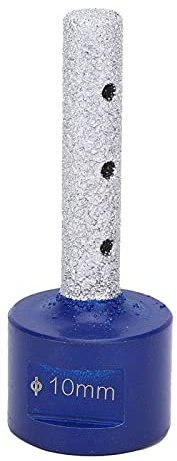 Pongnas Polished Reaming Drill, Thread Milling Cutter Straight Shank Brazed Dry Bit Aperture Polishing Reaming Drill (10cm)