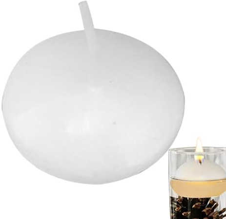 White Floating Candles, Decorative Floating Candles for Table Decoration, Vase Pool Parties, Marriage Proposal, Weddings, Swimming Pool