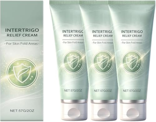 57g Relief Cream | Anti-Chafing Barrier Cream with Zinc Oxide, Soothes & Protects Sensitive Skin from Friction, Moisture, and Irritation for Adults & Babies | Dermatologically Tested (3PCS)