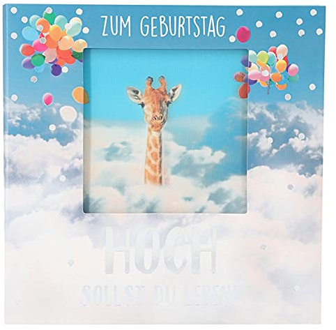 Depesche 11130-039 3D Klapp-Karte mit Musik und Licht, Glückwunsch-Karte zum Geburtstag, ca. 15,5 x 15,5 cm groß, Geburtstags-Karte inkl. passendem Umschlag, innen und außen bedruckt