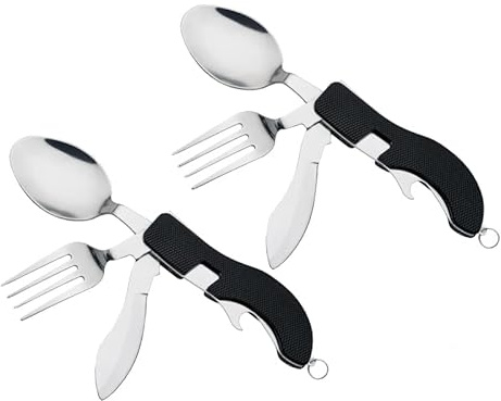 Michelino 2-TLG. 4in1 Campingbesteck-Set