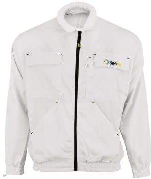 Imkerjacke weiß mit Rollkragen - BeeFun®: XXXXL