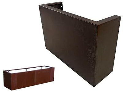 Casaflora Außenkante VERDURA für Beeteinfassung (U-Form) aus Cortenstahl 80x20x60