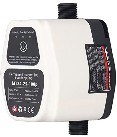 Bomba de Refuerzo de Presión de Agua Bomba de Refuerzo de Ducha Automática Silenciosa para el Hogar 100W 24V 25L