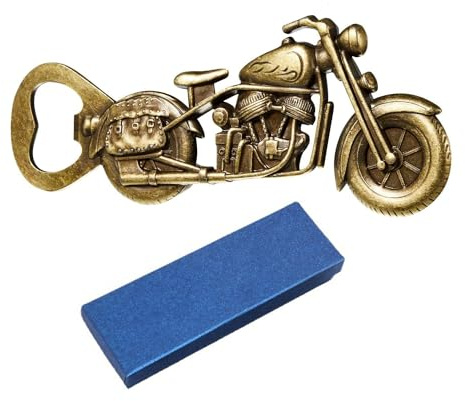 Novelty Motorcycle Beer Opener Gifts for Men,Christmas Birthday Gifts for Friend,Vintage Motorbike Gifts for Fathers Birthday Day, Advent Calendar, Christmas Stocking Fillers