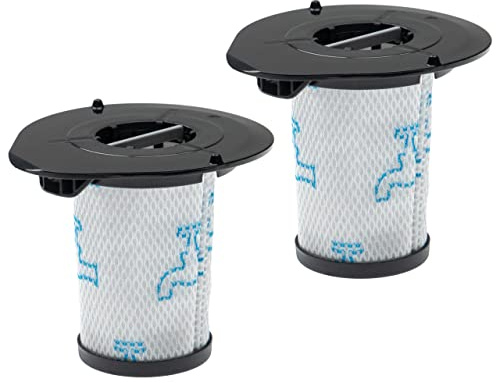 vhbw 2 x dammsugarfilter kompatibel med Rowenta Air Force 360 RH9021WO, RH9022WO, RH9036WO, RH9046WO handhållen dammsugare – skumfilter