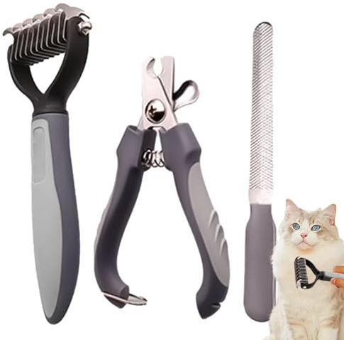 Gkumgwo Nagelknipser für Hunde,Krallenschneider für Hunde,3 Teile/Satz Nagelset Katzenpflege Haustiertrimmer - Hundenagelschneider für Hunde, Katzen, Meerschweinchen, Kaninchen, Hamster