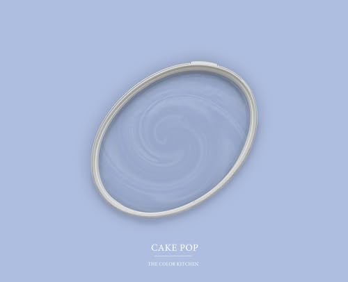 BRICOFLOR Moderne Wandfarbe blau lila ideal für Kinderzimmer und Wohnzimmer Dispersionsfarbe für Innen in 2,5 und 5 Litern