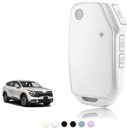 TOOMUME Funda Llave Coche para Kia Sportage Ceed Xceed Proceed GT SW Niro | Silicona Suave, Antigolpes, Anticaídas, Antiarañazos, Carcasa Protectora Llave para Picanto Sorento Stonic Venga Soul EV6