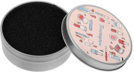 Healeved 1set Makeup Brush Cleaner Sponge Portable Dry Clean Tool for Eyeshadow Blush Cleaning Sponge for Makeup and Beginners