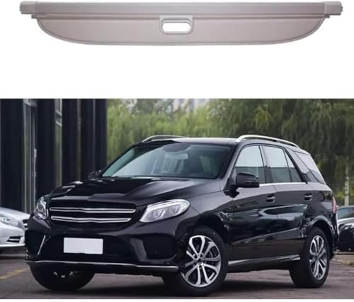 Auto Einziehbarer Laderaumabdeckung Kofferraum für Mercedes Benz W166 Gle 250 300 400 450 350 2015-2019 Frachtabdeckungen für Automobile hintere Kofferraum-Frachtabdeckun Gepäckträger Trennwand