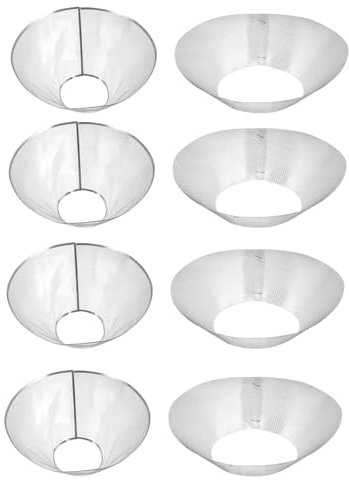 Mikikit 10pcs Range Hood Filter Net Replacement Mesh Grease Filters for Cooker Hood