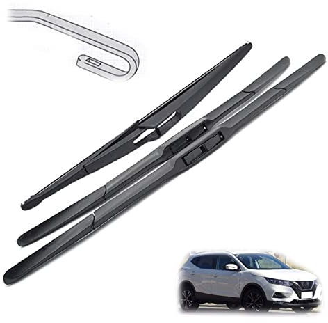 Front & Rear Wiper Blades Set,For Nissan,For Qashqai J11 2013-2020 Windshield Windscreen Window 26+17+12