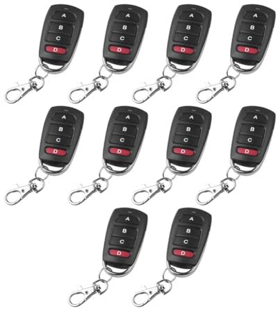 Yominerr 433MHz Copia Wireless per Apriporta Garage Elettrico Controller Duplicatore Clonazione Trasmettitore 10Pz