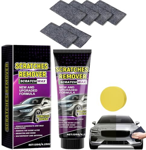 Reparador Arañazos Coche,Nuevo Car Scratch Repair Paste Polishing Wax, Pasta Reparación Arañazos Coche, Cars Scratch Repair Kit, Adecuado para Varios Tipos de Coches y Colores