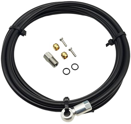 Ensemble de tuyaux de frein hydrauliques pour vélo de route, câble de frein hydraulique pour l'entretien du vélo, tuyau d'huile de frein d'usure